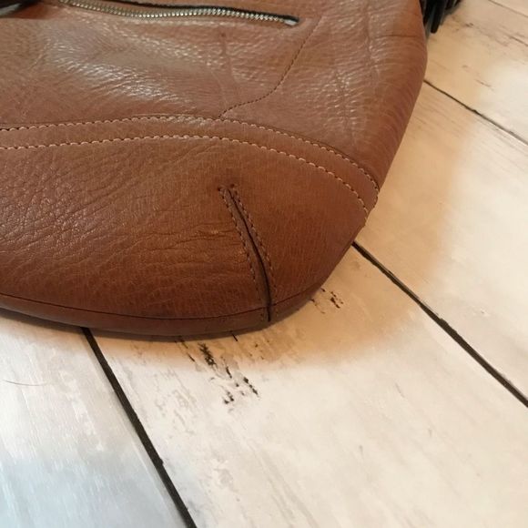 Authentic COACH legacy signature legacy hobo bag purse pebbled leather - Picture 3 of 12